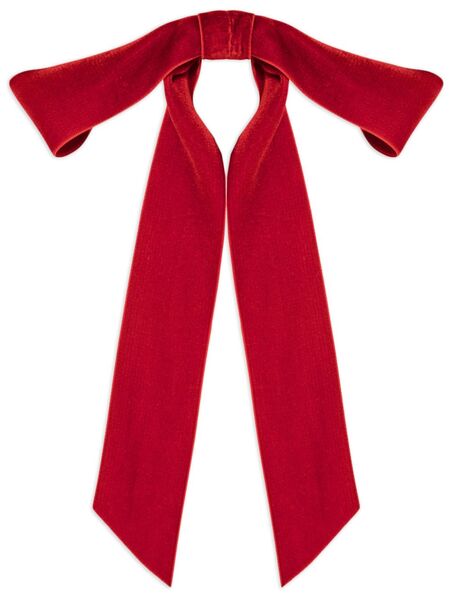  Jennifer Behr Adley Bow Barrette - Red 