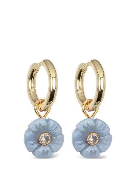  Jennifer Behr Lillian Flower Earrings - Gold 