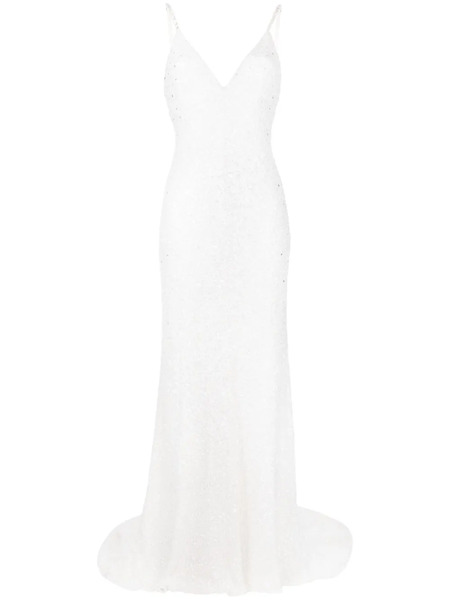  Jenny Packham Nora Sequin-embellished Gown - White 