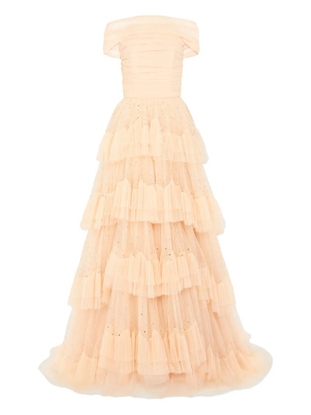  Jenny Packham Queenie Maxi Dress - Neutrals 