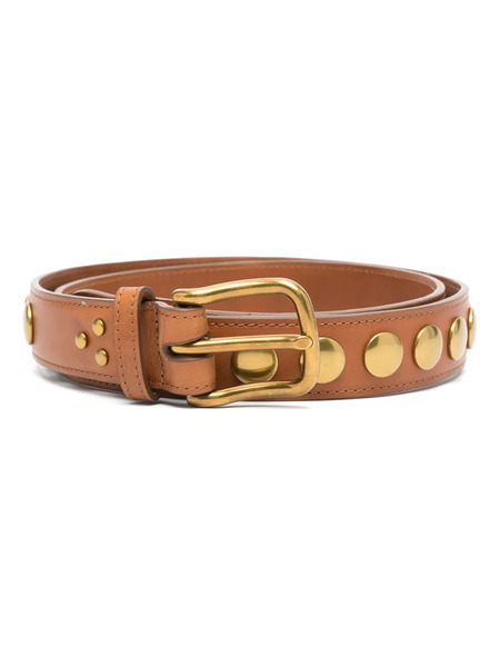  Jérôme Dreyfuss Studded Belt - Brown 