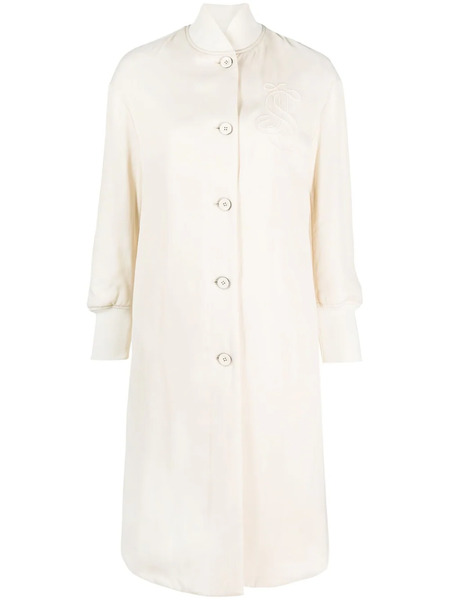  Jil Sander Appliqué Logo Bomber Jacket - White 