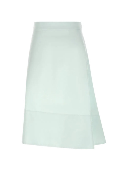  Jil Sander Asymmetric Flared Midi Skirt - Blue 