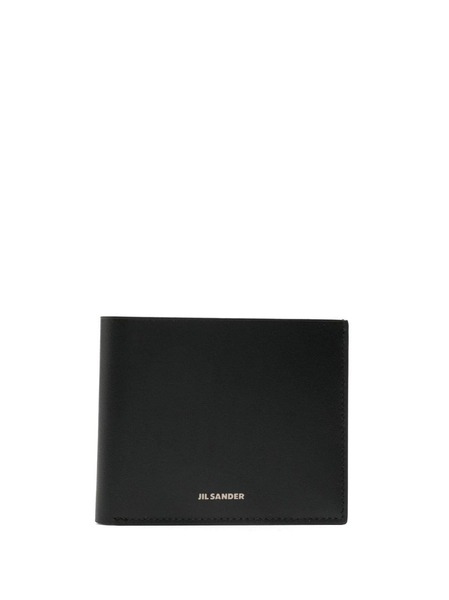  Jil Sander Bi-fold Logo-debossed Wallet - Black 