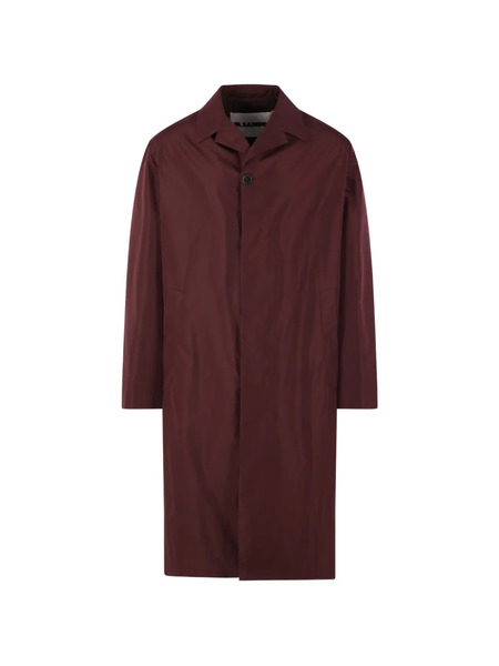  Jil Sander Button Coat - Red 