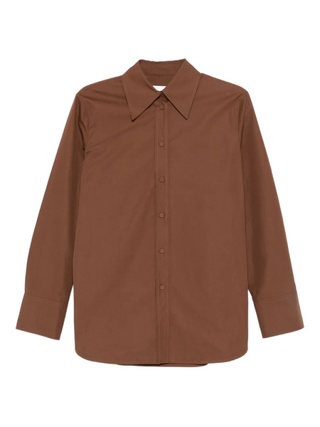  Jil Sander Button-down Long-sleeve Shirt - Brown 