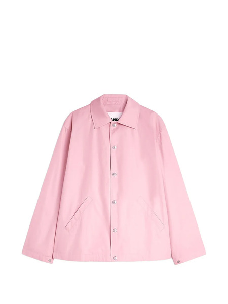  Jil Sander Button Logo Shirt Jacket - Pink 