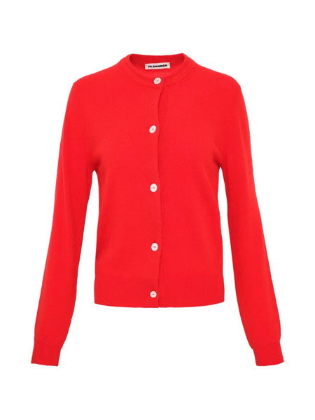  Jil Sander Buttoned Cardigan - Red 