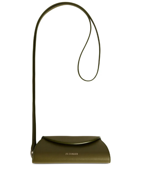  Jil Sander Cannolo Strap Keyring - Green 