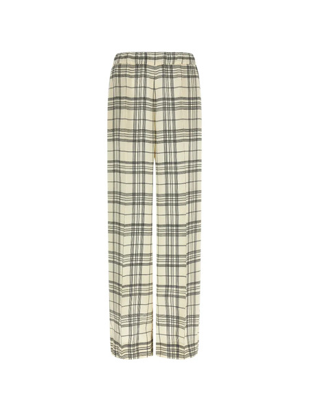  Jil Sander Checked Elasticated Trousers - Neutrals 