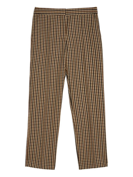  Jil Sander Checked Trousers - Brown 