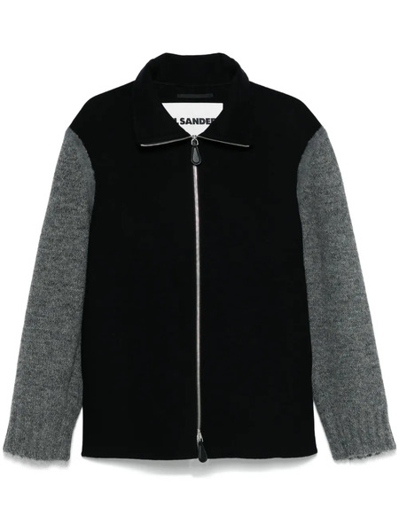  Jil Sander Colourblock Jacket - Black 