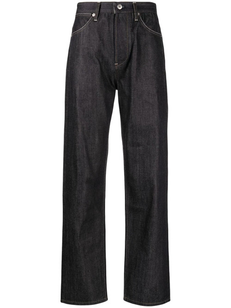  Jil Sander Contrast-stitching Cotton Jeans - Blue 