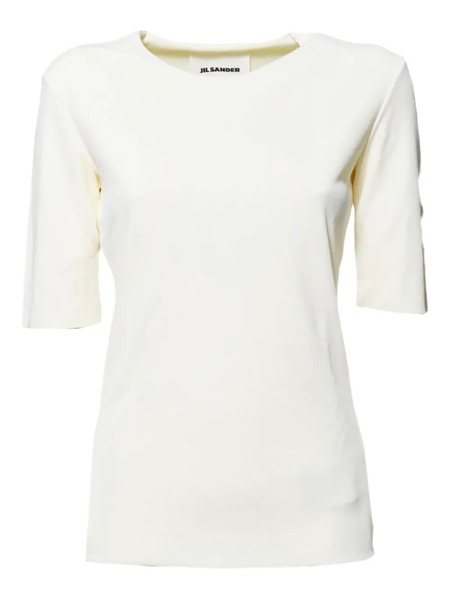  Jil Sander Crepe T-shirt - Neutrals 