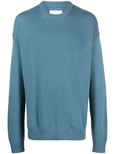  Jil Sander Crew-neck Cashmere Jumper - Blue 