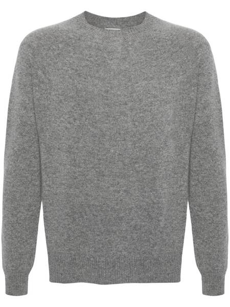  Jil Sander Crew-neck Wool-blend Jumper - Grey 