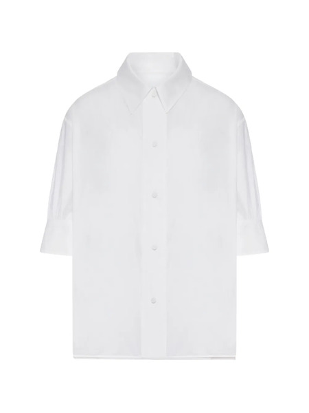  Jil Sander Cuffed Top - White 
