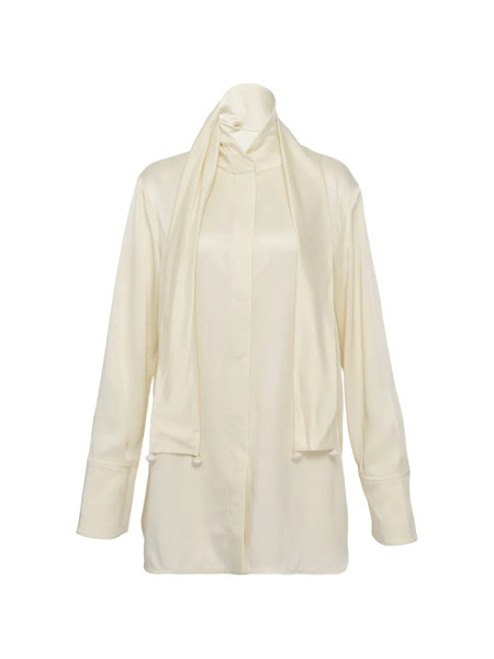  Jil Sander Draped Blouse - Neutrals 