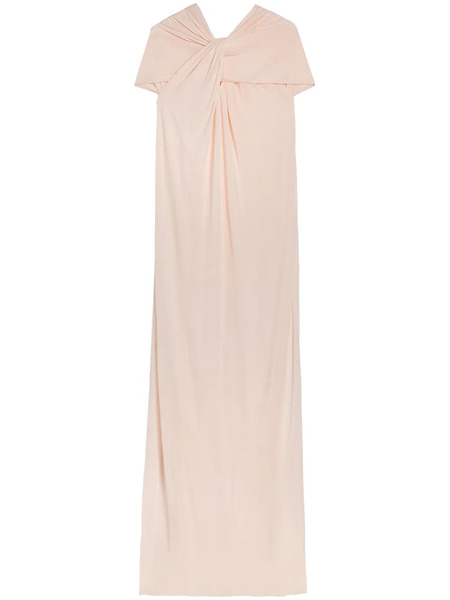  Jil Sander Draped Maxi Dress - Neutrals 