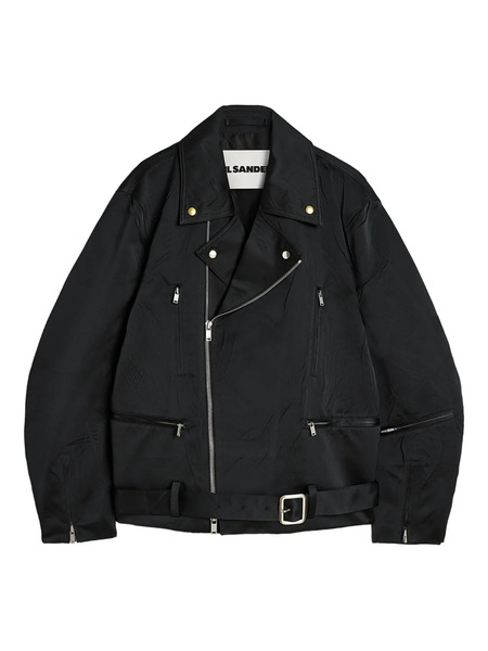  Jil Sander Duchess Zip-up Jacket - Black 
