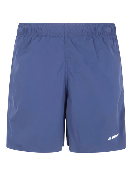  Jil Sander Elasticated-waist Shorts - Blue 