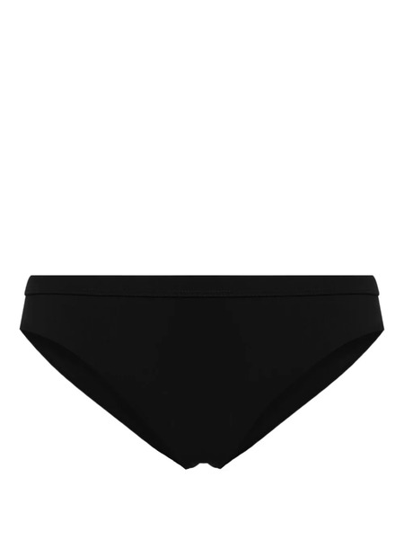 Jil Sander Elasticated-waistband Bikini Bottom - Black 