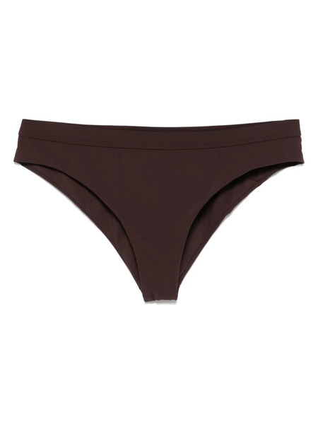  Jil Sander Elasticated-waistband Bikini Bottoms - Brown 