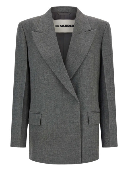 Jil Sander Flap-pocket Blazer - Grey 