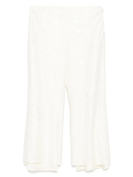  Jil Sander Flower-jacquard Trousers - Neutrals 