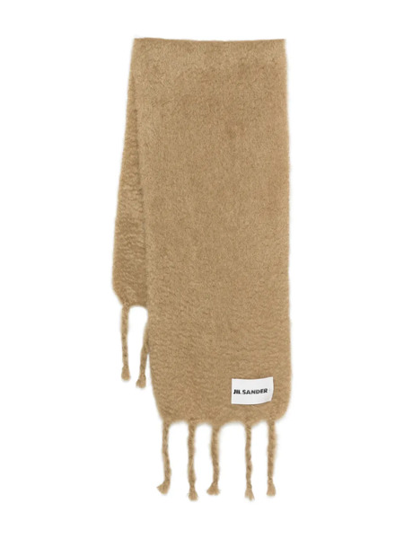  Jil Sander Fringed-edges Scarf - Neutrals 