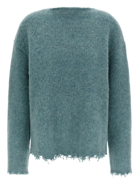  Jil Sander Fringed Sweater - Blue 
