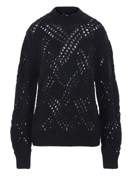  Jil Sander Geometric-pattern Sweater - Black 