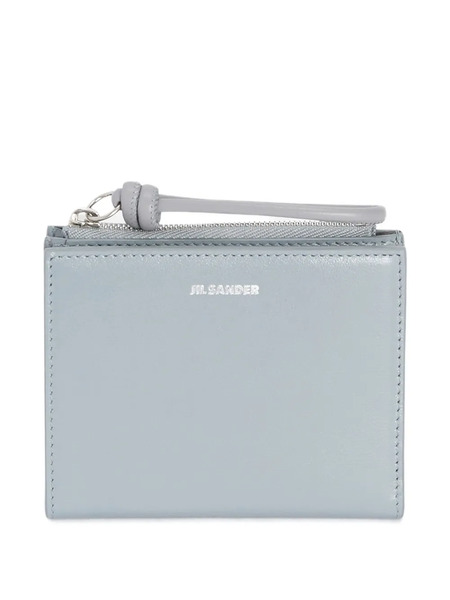  Jil Sander Giro Leather Wallet - Grey 