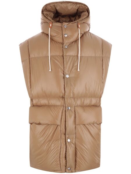  Jil Sander Goose-down Gilet - Neutrals 