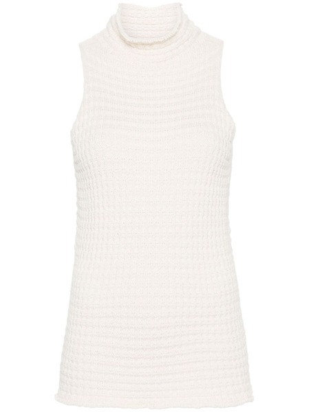  Jil Sander High-neck Knitted Top - Neutrals 