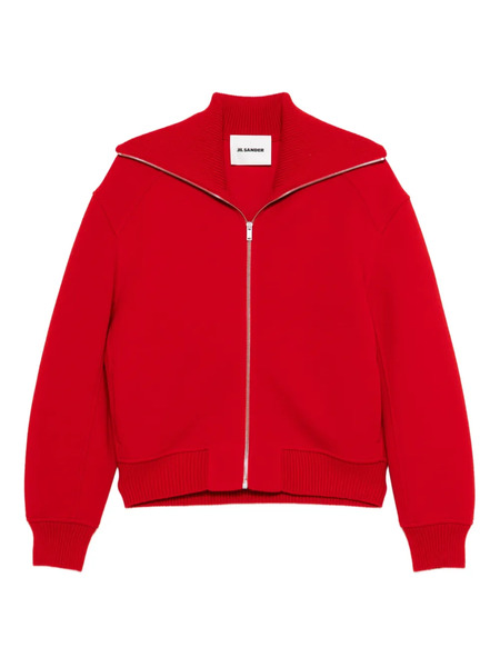 Jil Sander High-neck Zip-up Jacket - Red 