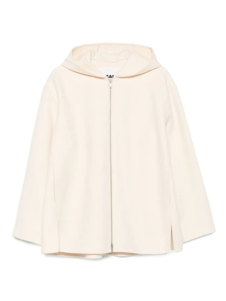  Jil Sander Hooded Zip-front Jacket - Neutrals 