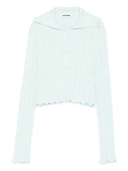  Jil Sander Knitted Cardigan - Blue 