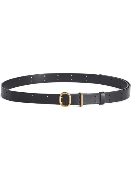 Jil Sander Leather Belt - Black 