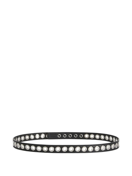  Jil Sander Leather Belt - Black 