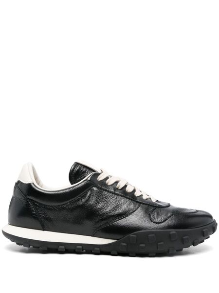  Jil Sander Leather Sneakers - Black 