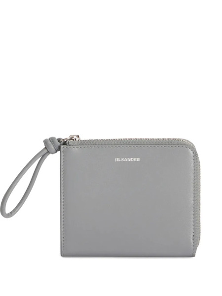  Jil Sander Leather Wallet - Grey 
