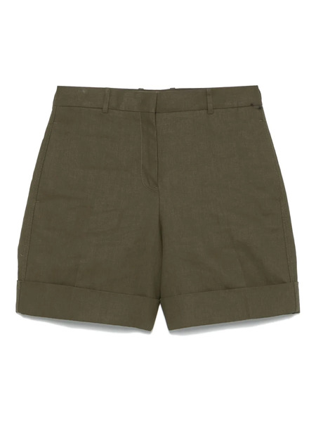  Jil Sander Linen Shorts - Green 