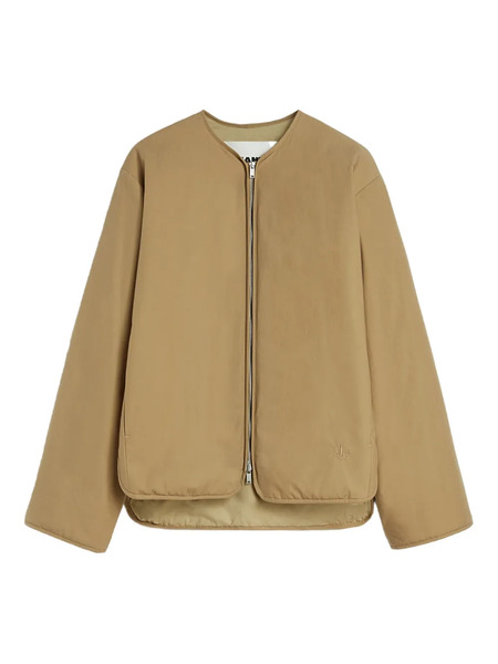  Jil Sander Logo-embroidered Jacket - Brown 