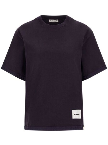  Jil Sander Logo-patch T-shirt - Black 