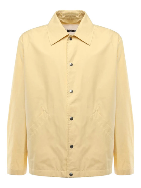  Jil Sander Logo-print Collared Overshirt - Yellow 