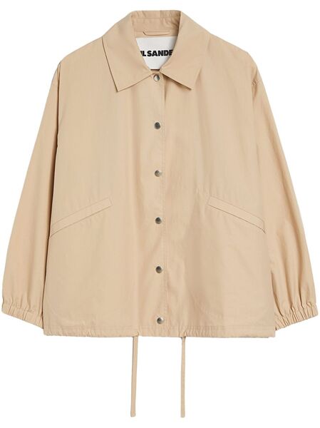  Jil Sander Logo-print Jacket - Neutrals 