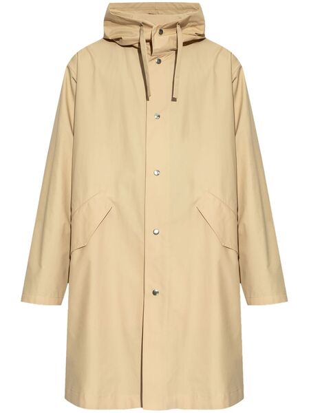  Jil Sander Logo-print Raincoat - Neutrals 