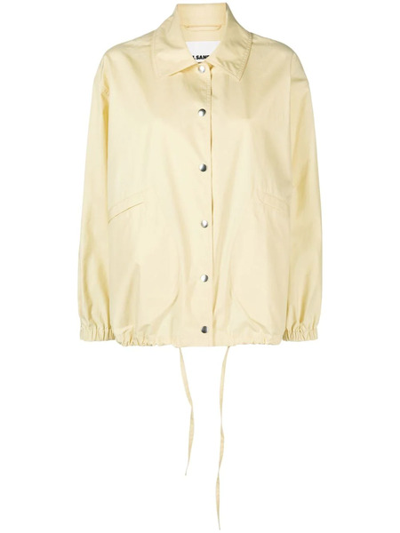  Jil Sander Logo-print Shirt Jacket - Yellow 
