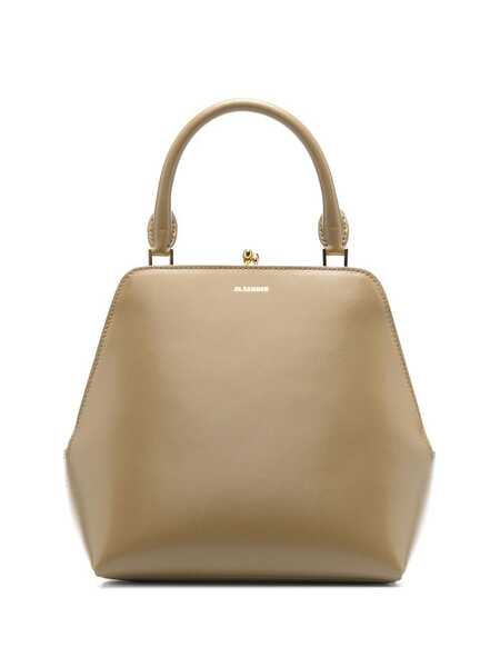  Jil Sander Logo-stamp Tote Bag - Green 